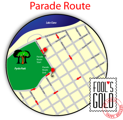 Fool's Gold parade route